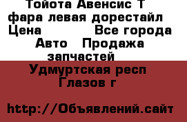 Тойота Авенсис Т22 фара левая дорестайл › Цена ­ 1 500 - Все города Авто » Продажа запчастей   . Удмуртская респ.,Глазов г.